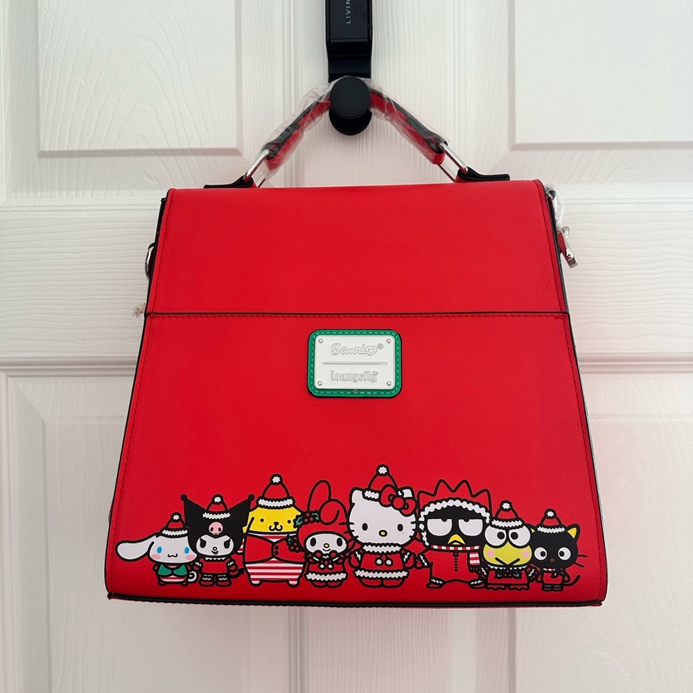 Loungefly Sanrio Hello Kitty & Friends Christmas Fireplace Satchel - Picture 2 of 5